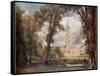Salisbury Cathedral, from the Bishop's Grounds-John Constable-Framed Stretched Canvas