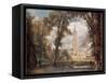 Salisbury Cathedral, from the Bishop's Grounds-John Constable-Framed Stretched Canvas