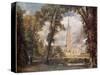 Salisbury Cathedral, from the Bishop's Grounds-John Constable-Stretched Canvas