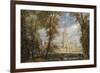 Salisbury Cathedral from the Bishop's Grounds-John Constable-Framed Premium Giclee Print