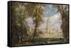 Salisbury Cathedral from the Bishop's Grounds-John Constable-Framed Stretched Canvas