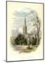 Salisbury Cathedral, from the Bishop's Palace-Arthur Wilde Parsons-Mounted Art Print