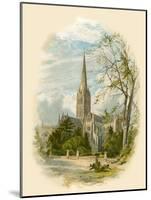 Salisbury Cathedral, from the Bishop's Palace-Arthur Wilde Parsons-Mounted Giclee Print