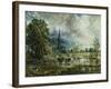 Salisbury Cathedral from the Meadows, 1829-31-John Constable-Framed Giclee Print