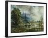 Salisbury Cathedral from the Meadows, 1829-31-John Constable-Framed Giclee Print