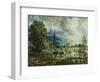 Salisbury Cathedral from the Meadows, 1829-31-John Constable-Framed Giclee Print