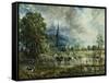 Salisbury Cathedral from the Meadows, 1829-31-John Constable-Framed Stretched Canvas