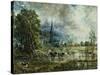 Salisbury Cathedral from the Meadows, 1829-31-John Constable-Stretched Canvas