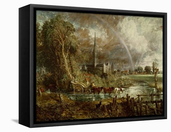 Salisbury Cathedral from the Meadows, 1831-John Constable-Framed Stretched Canvas