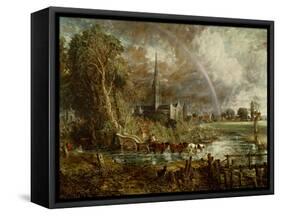 Salisbury Cathedral from the Meadows, 1831-John Constable-Framed Stretched Canvas