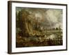 Salisbury Cathedral from the Meadows, 1831-John Constable-Framed Giclee Print