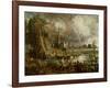 Salisbury Cathedral from the Meadows, 1831-John Constable-Framed Giclee Print