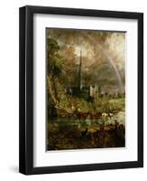 Salisbury Cathedral from the Meadows, 1831-John Constable-Framed Giclee Print