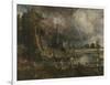 Salisbury Cathedral from the Meadows-John Constable-Framed Giclee Print