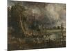 Salisbury Cathedral from the Meadows-John Constable-Mounted Giclee Print