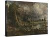 Salisbury Cathedral from the Meadows-John Constable-Stretched Canvas