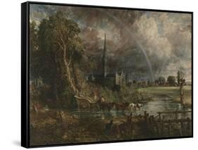 Salisbury Cathedral from the Meadows-John Constable-Framed Stretched Canvas