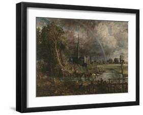 Salisbury Cathedral from the Meadows-John Constable-Framed Giclee Print