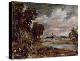 Salisbury Cathedral: from the Meadows-John Constable-Stretched Canvas