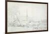 Salisbury Cathedral from the North West, 1829-John Constable-Framed Giclee Print