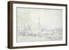 Salisbury Cathedral from the North West, 1829-John Constable-Framed Giclee Print