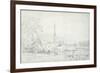 Salisbury Cathedral from the North West, 1829-John Constable-Framed Giclee Print
