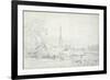 Salisbury Cathedral from the North West, 1829-John Constable-Framed Giclee Print