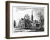 Salisbury Cathedral, from the South West, 1895-Alex Ansted-Framed Giclee Print