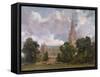 Salisbury Cathedral from the South West-John Constable-Framed Stretched Canvas