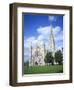 Salisbury Cathedral from the Southwest, Salisbury, Wiltshire, England, United Kingdom-David Hunter-Framed Photographic Print