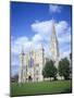 Salisbury Cathedral from the Southwest, Salisbury, Wiltshire, England, United Kingdom-David Hunter-Mounted Photographic Print