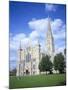 Salisbury Cathedral from the Southwest, Salisbury, Wiltshire, England, United Kingdom-David Hunter-Mounted Photographic Print