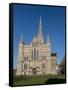 Salisbury Cathedral, Salisbury, Wiltshire, England, United Kingdom, Europe-Charles Bowman-Framed Stretched Canvas