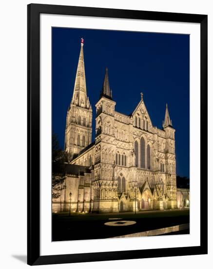 Salisbury Cathedral, Salisbury, Wiltshire, England, United Kingdom, Europe-Charles Bowman-Framed Photographic Print