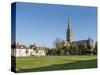 Salisbury Cathedral, Salisbury, Wiltshire, England, United Kingdom, Europe-Charles Bowman-Stretched Canvas