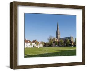 Salisbury Cathedral, Salisbury, Wiltshire, England, United Kingdom, Europe-Charles Bowman-Framed Photographic Print