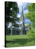 Salisbury Cathedral (Tallest Spire in England), Wiltshire, England-Christopher Nicholson-Stretched Canvas