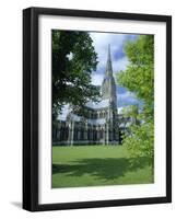 Salisbury Cathedral (Tallest Spire in England), Wiltshire, England-Christopher Nicholson-Framed Photographic Print