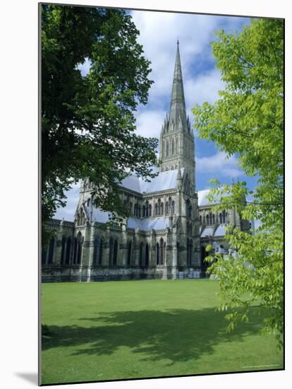 Salisbury Cathedral (Tallest Spire in England), Wiltshire, England-Christopher Nicholson-Mounted Photographic Print