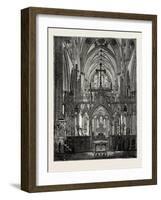 Salisbury Cathedral: the Choir-null-Framed Giclee Print