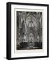 Salisbury Cathedral: the Choir-null-Framed Giclee Print