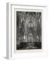 Salisbury Cathedral: the Choir-null-Framed Giclee Print