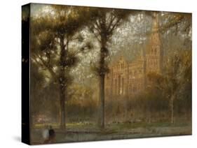 Salisbury Cathedral: the West Front and Spire-Albert Goodwin-Stretched Canvas