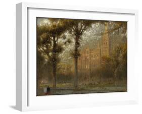 Salisbury Cathedral: the West Front and Spire-Albert Goodwin-Framed Giclee Print