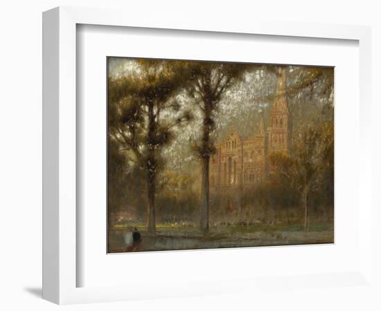 Salisbury Cathedral: the West Front and Spire-Albert Goodwin-Framed Giclee Print