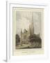 Salisbury Cathedral, West Front-Hablot Knight Browne-Framed Giclee Print