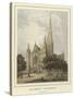 Salisbury Cathedral, West Front-Hablot Knight Browne-Stretched Canvas