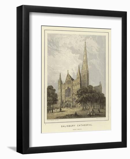Salisbury Cathedral, West Front-Hablot Knight Browne-Framed Giclee Print