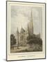 Salisbury Cathedral, West Front-Hablot Knight Browne-Mounted Giclee Print