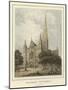 Salisbury Cathedral, West Front-Hablot Knight Browne-Mounted Giclee Print